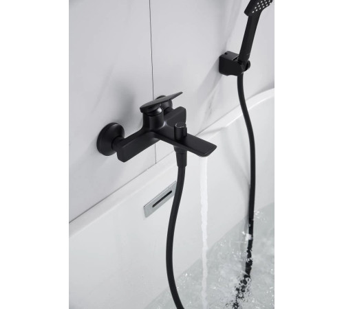 Смеситель для ванны Knotlor KN-71/BL, черный