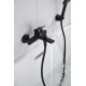Смеситель для ванны Knotlor KN-71/BL, черный
