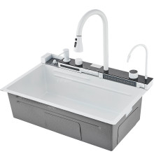 Многофункциональная кухонная мойка Savol S-SC001W, белый