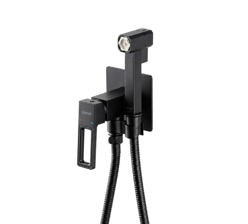 Гигиенический душ со смесителем GAPPO G7217-16, черный