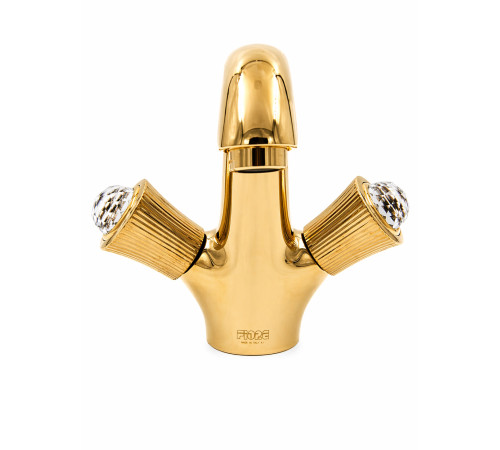 Смеситель для раковины с донным клапаном Fiore VENERE SKY (SWAROVSKI®) 13OO0623, золото