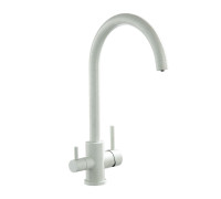 Смеситель для кухни с подключением фильтра FRAP F43899-42, серый