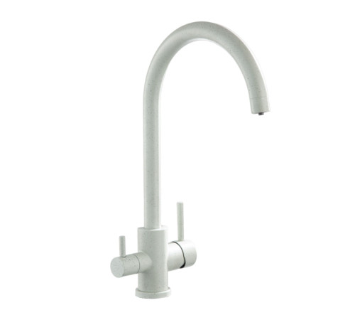 Смеситель для кухни с подключением фильтра FRAP F43899-42, серый