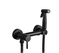 Гигиенический душ со смесителем FRAP F7503-6, черный