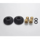 Смеситель для ванны Knotlor KN-71/BL, черный