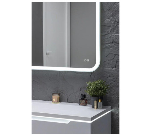 Зеркало Silver Mirrors Стив 800х1000 - 2 (подогрев,сенсорный выключатель, гор/вер крепление)