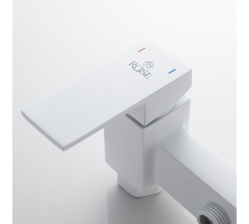 Гигиенический душ со смесителем Rose R2805C-1, белый