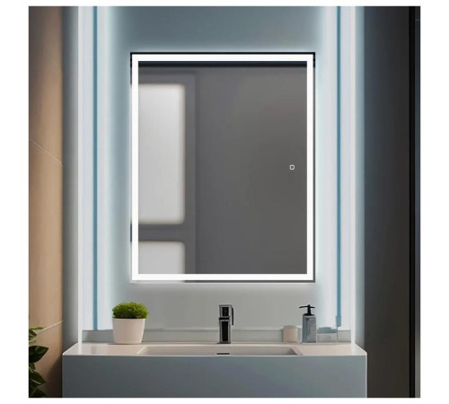 Зеркало Silver Mirrors Ливия 800х1000 (сенсорный выключатель) гор/верт