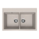 Кухонная мойка Ulgran Quartz Ruma 780-10, песок
