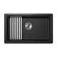 Кухонная мойка Granula 7303U, ЧЁРНЫЙ