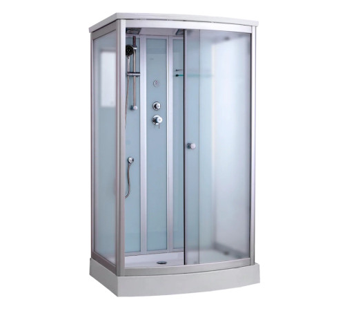 Душевая кабина Timo Standart Silver Fabric T-6615SF, 120x90x220