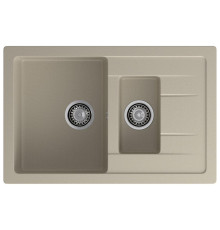 Кухонная мойка GranFest QUADRO 775KL, топаз