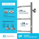 Полотенцесушитель водяной Stelmix 80x50 см, трапеция