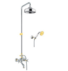 Душевая система Fiore MARGOT SKY (SWAROVSKI®) 01CO0615, хром/золото