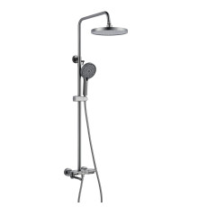 Душевая система Shevanik S4726T, оружейная сталь