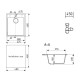 Кухонная мойка Ulgran Quartz Forte 425-08, космос