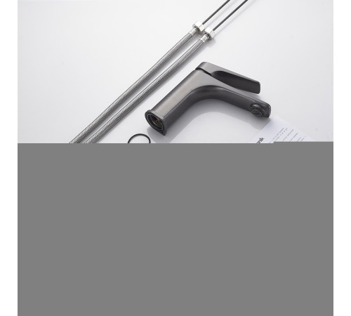 Смеситель для раковины Shevanik S4201T, оружейная сталь