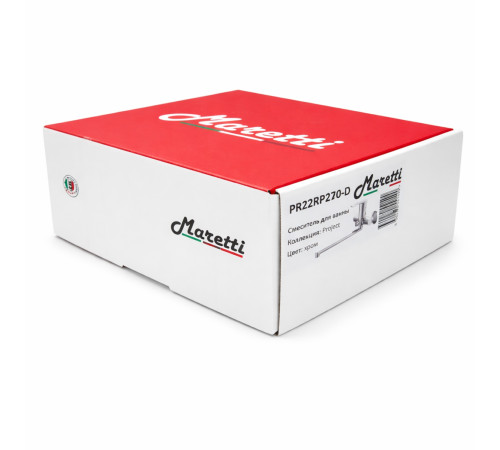 Смеситель для ванны Maretti Проджект PR22RP270-D, хром
