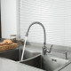Смеситель для кухни с гибким изливом FRUD R42052-31, хром