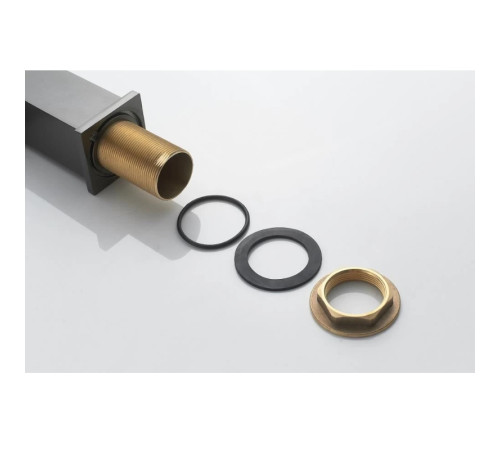 Смеситель для кухни Knotlor KN-21/GM, вороненая сталь