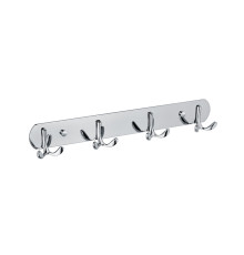 Планка с четырьмя крючками FIXSEN EQUIPMENT FX-2114, хром