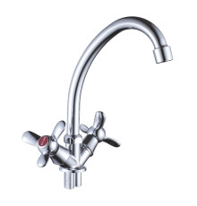Смеситель для кухни Cron CN4012-2, хром