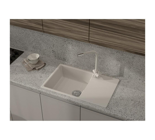 Кухонная мойка GranFest URBAN 678L, белый