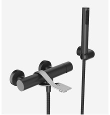 Смеситель для ванны Webert One-B NB850101441, чернай/сталь