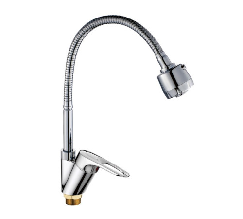 Смеситель для кухни Haiba HB4304-3, хром