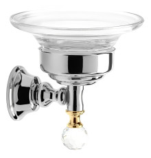 Мыльница Webert Karenina KA500101017, хром/золото