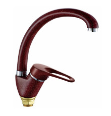 Смеситель для кухни Haiba HB4113-11, бордовый