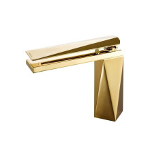 Смеситель для раковины Bravat DIAMOND F118102G-2-ENG, золото