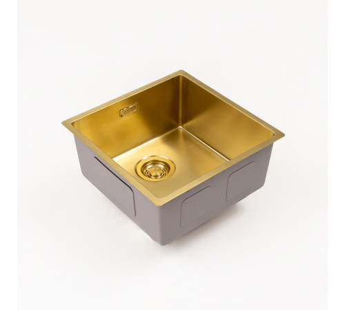 Кухонная мойка Grandex Aqua Optima 5011351, золото