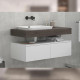 Тумба подвесная без столешницы Velvex Unit tp.UNI.60.1Y белый матовый, 60 см