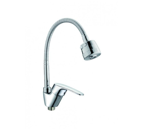 Смеситель для кухни с гибким изливом D-Lin D150302-T, хром
