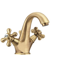 Смеситель для раковины Fiore MARGOT SKY (SWAROVSKI®) 01ZZ0623, бронза