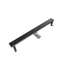 Душевой трап линейный Knotlor SDRW0700GM, вороненая сталь