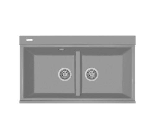 Кухонная мойка Rivelato Фондо 8638-2, серый