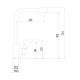 Смеситель для кухни Fmark FS8233C, бронза