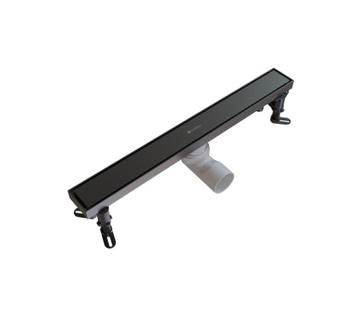 Душевой трап линейный Knotlor SDRW0500GM, вороненая сталь