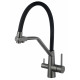 Смеситель для кухни с подключением к фильтру Fmark FS0662-Q01, графит