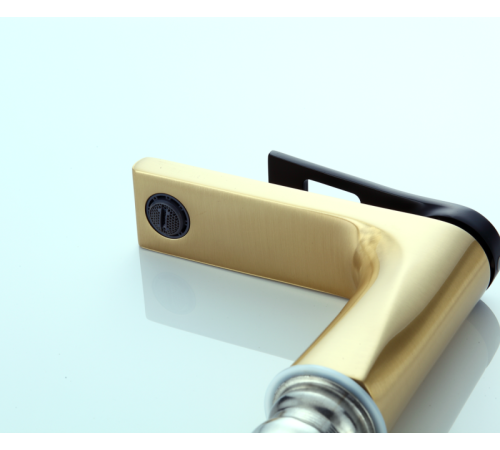Смеситель для раковины Bronze de Luxe Element EL02GB, матовое золото