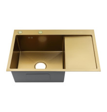 Мойка для кухни Fmark FSC7550C-L, матовое золото