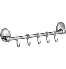 Планка с крючками для полотенец Haiba HB1615-5, хром