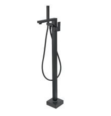 Напольный смеситель для ванны Fiore KUBE 100NN8554, черный