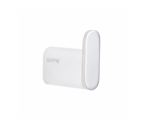 Крючок для ванной комнаты GAPPO G30905-18, белый/хром