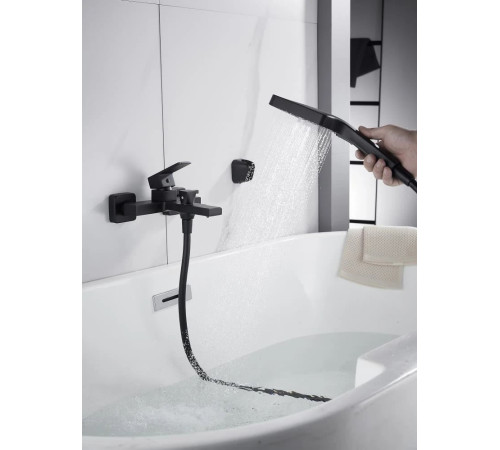 Смеситель для ванны Knotlor KN-22/BL, черный