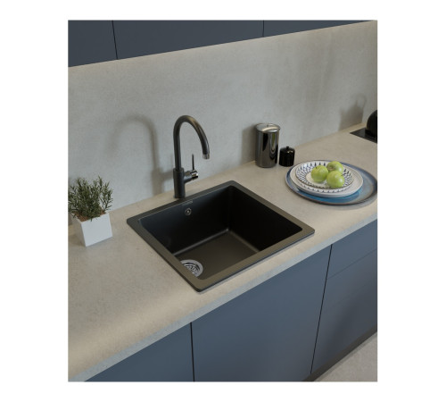 Смеситель для кухни Rivelato Orta 9021208, антрацит/хром