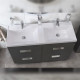 Тумба под раковину напольная Velvex Orlando tn.ORL.CLA.120.4Y графит, 120 см