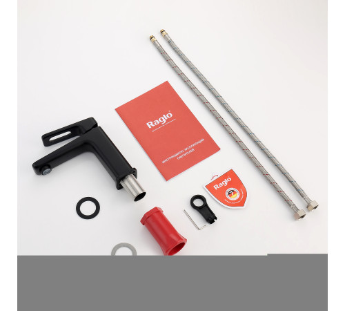 Смеситель для раковины Raglo R51.10.06, черный